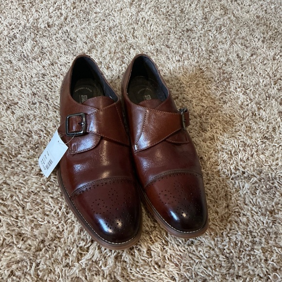Stacy Adam’s Men’s Brown Dress Shoes - Monk Strap (Size 9.5) - Picture 3 of 4